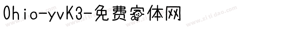Ohio-yvK3字体转换