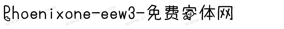 Phoenixone-eew3字体转换