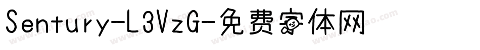 Sentury-L3VzG字体转换