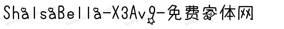 ShalsaBella-X3Av9字体转换