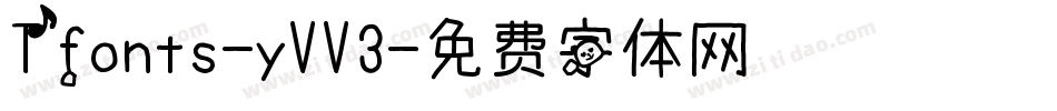 Tfonts-yVV3字体转换