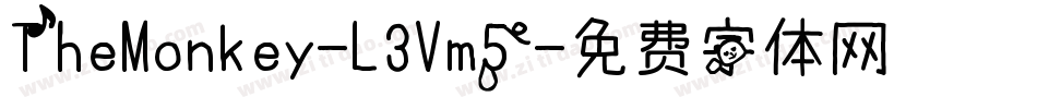 TheMonkey-L3Vm5字体转换