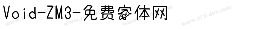 Void-ZM3字体转换