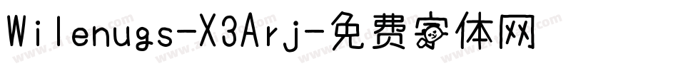 Wilenugs-X3Arj字体转换