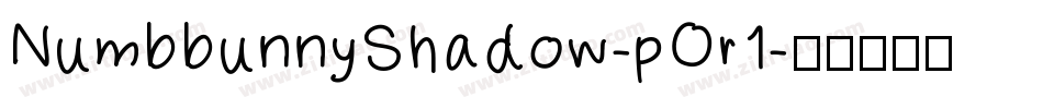 NumbbunnyShadow-pOr1字体转换