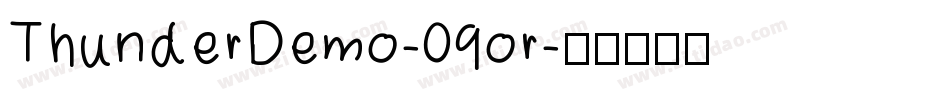 ThunderDemo-09or字体转换