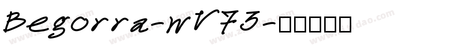 Begorra-wV73字体转换