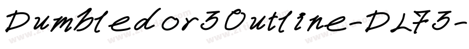 Dumbledor3Outline-DL73字体转换