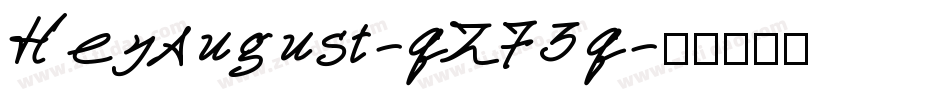 HeyAugust-qZ73q字体转换