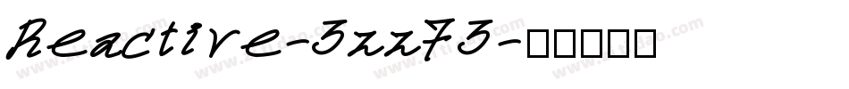 Reactive-3zz73字体转换