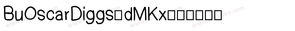 BuOscarDiggs-dMKx字体转换