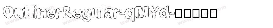 OutlinerRegular-qMYd字体转换