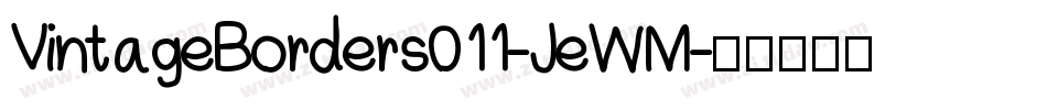 VintageBorders011-JeWM字体转换