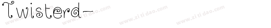 Twisterd字体转换