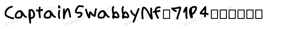 CaptainSwabbyNf-71P4字体转换