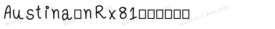 Austina-nRx81字体转换