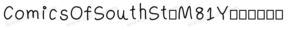 ComicsOfSouthSt-M81Y字体转换