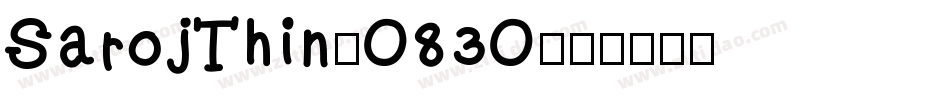SarojThin-O83O字体转换