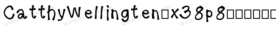 CatthyWellingten-x38p8字体转换