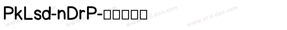 PkLsd-nDrP字体转换
