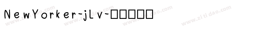 NewYorker-jLv字体转换