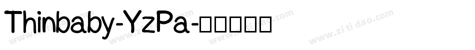 Thinbaby-YzPa字体转换