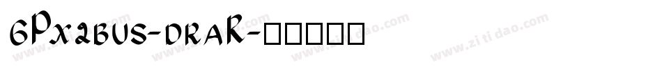 6Px2bus-draR字体转换