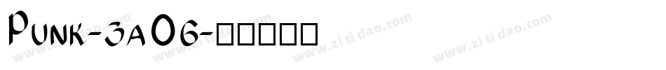 Punk-3aO6字体转换