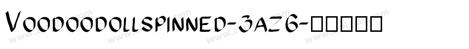 Voodoodollspinned-3az6字体转换