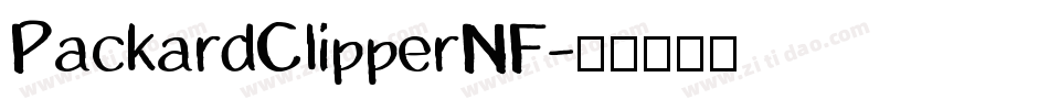 PackardClipperNF字体转换