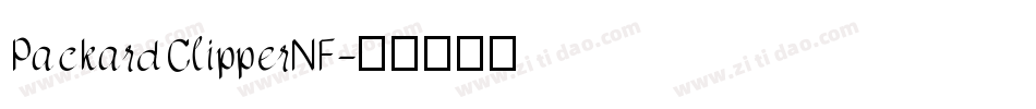 PackardClipperNF字体转换