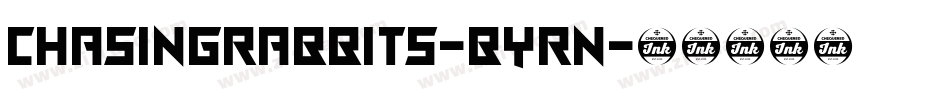 ChasingRabbits-ByRn字体转换