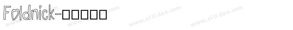 Foldnick字体转换