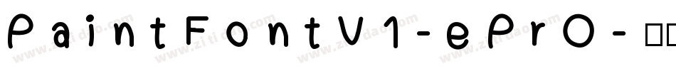 PaintFontV1-ePrO字体转换