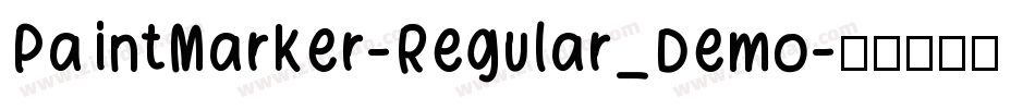 PaintMarker-Regular_Demo字体转换