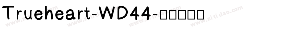 Trueheart-WD44字体转换