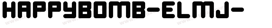 HappyBomb-ElMj字体转换