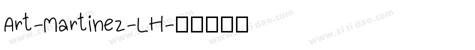 Art-Martinez-LH字体转换