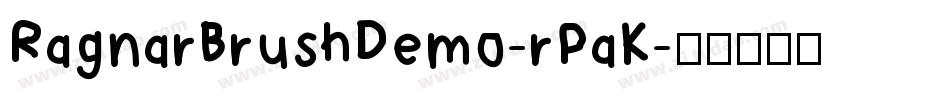 RagnarBrushDemo-rPaK字体转换