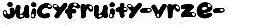 JuicyFruity-vrzE字体转换