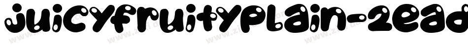JuicyFruityPlain-2ead字体转换