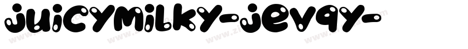 JuicyMilky-jEV9y字体转换