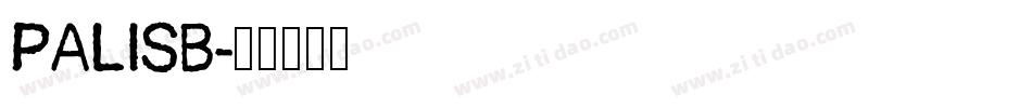 PALISB字体转换