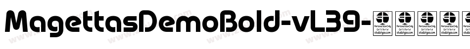 MagettasDemoBold-vL39字体转换
