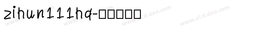 zihun111ha字体转换