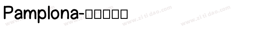 Pamplona字体转换