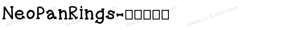NeoPanRings字体转换