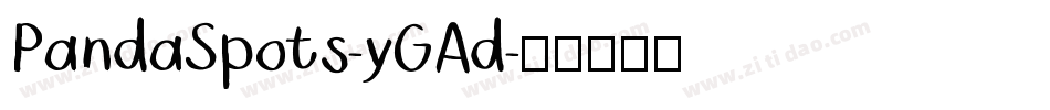 PandaSpots-yGAd字体转换