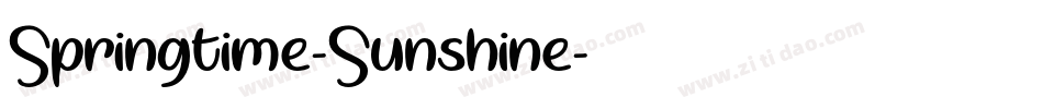 Springtime-Sunshine字体转换