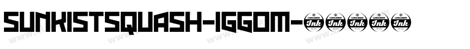 SunkistSquash-1GGOM字体转换